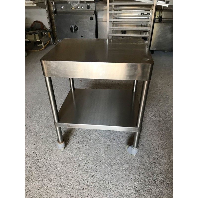 TABLE INOX 63 x 50 cm