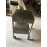 TABLE INOX 63 x 50 cm
