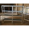 ETAGERES INOX 194 x 40 x 175 cm
