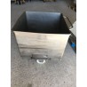 BAC VIANDE A ROULETTES INOX