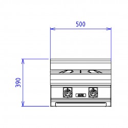 ABM5CT 2 FEUX 6 + 8 KW DESSUS SEUL