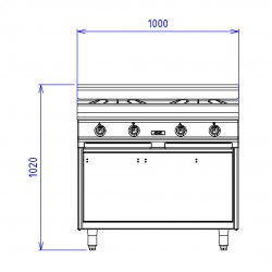 ABM2CT 4 FEUX PLACARD OUVERT