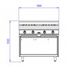 ABM2CT 4 FEUX PLACARD OUVERT
