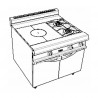 CAPIC 2 FEUX 9K DRT + PC - ABM1 - PLACARD FERME - Feux à droite