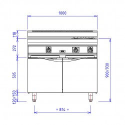 CAPIC 2 FEUX 9K DRT + PC - ABM1 - PLACARD FERME - Feux à droite