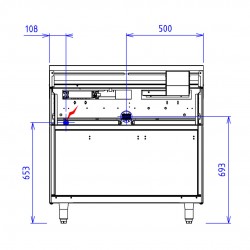 CAPIC 2 FEUX 9K DRT + PC - ABM1 - PLACARD FERME - Feux à droite