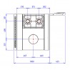 CAPIC 2 FEUX 9K DRT + PC - ABM1 - PLACARD FERME - Feux à droite