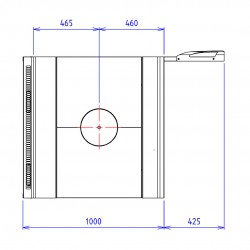 CAPIC - 1 PLAQ COUP FEU 10 - ABM4 - PLACARD FERME