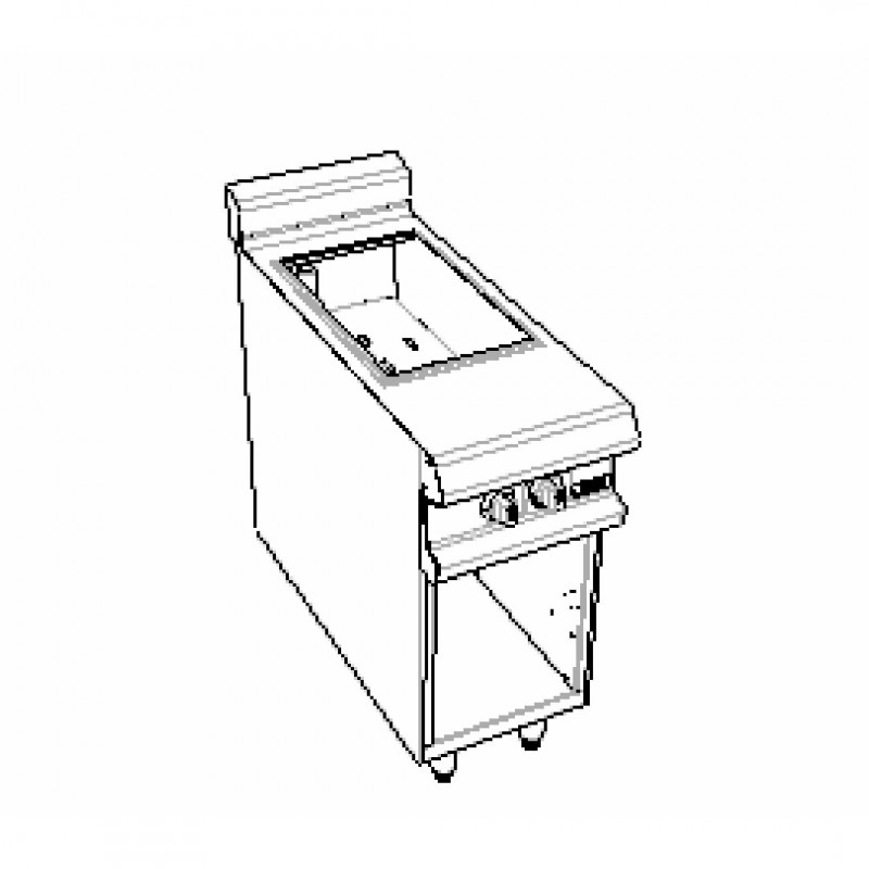 CAPIC - ABM8 BAIN MARIE GN 1/1 - PLACARD OUVERT - FACADE 400 CAPIC - ABM8 BAIN MARIE GN 1/1 - PLACARD OUVERT - FACADE 400