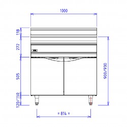 CAPIC - ABM6 PLAN NEUTRE 1000 - PLACARD FERME