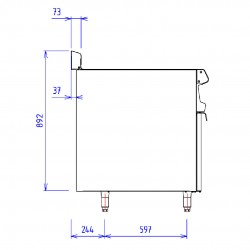CAPIC - ABM6 PLAN NEUTRE 1000 - PLACARD FERME