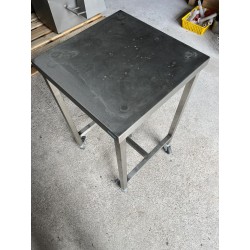 TABLE INOX 50/50 CM - HAUTEUR 78 CM