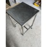 TABLE INOX 50/50 CM - HAUTEUR 78 CM
