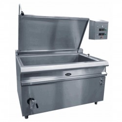 CAPIC - MARMITE 345L RECTANG INOX - ROBINET VIDANGE - THERMOSTAT