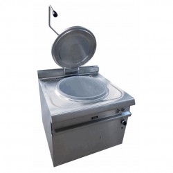 CAPIC - MARMITE 130L RONDE ALU - SANS ROBINET DE VIDANGE
