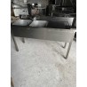 PLONGE INOX 2 BACS 150 x 60 cm