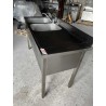 PLONGE INOX 2 BACS 150 x 60 cm