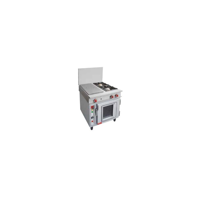 CUISEUR DELRUE - 2 FEUX + 1 PETIT COUP FEU SUR FOUR VENTILE TURBO CUISEUR DELRUE - 2 FEUX + 1 PETIT COUP FEU SUR FOUR VENTILE TURBO