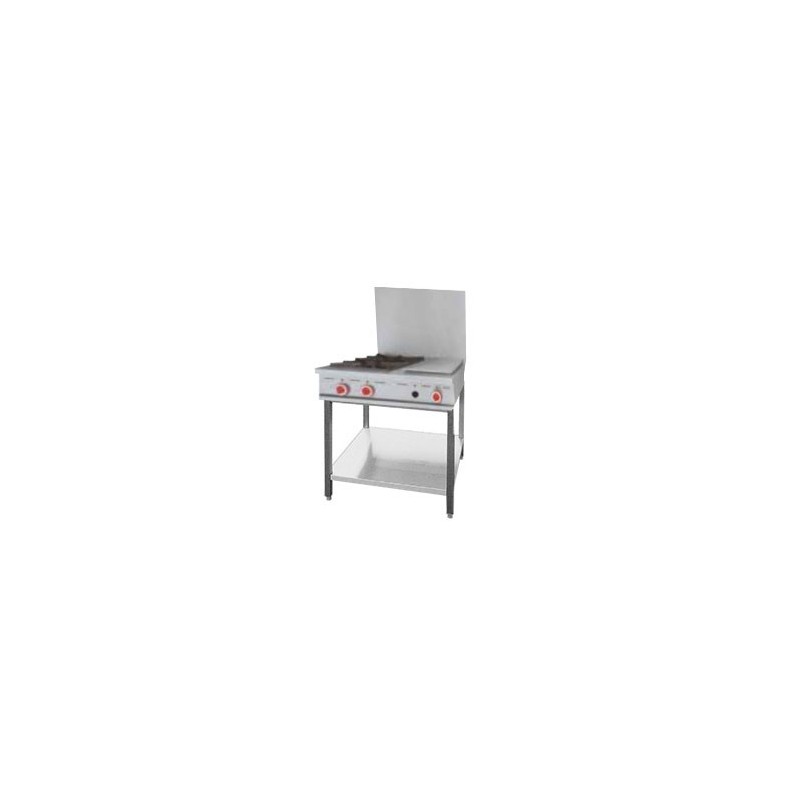 CUISEUR DELRUE - 2 FEUX + 1 PLAQUE DE MIJOTAGE SUR PIED TUBE CUISEUR DELRUE - 2 FEUX + 1 PLAQUE DE MIJOTAGE SUR PIED TUBE