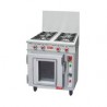 CUISEUR DELRUE - 4 FEUX 7,5kW SUR FOUR VENTILE TURBO