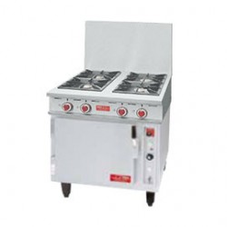 CUISEUR DELRUE - 4 FEUX 7,5kW SUR FOUR UNIVERSEL
