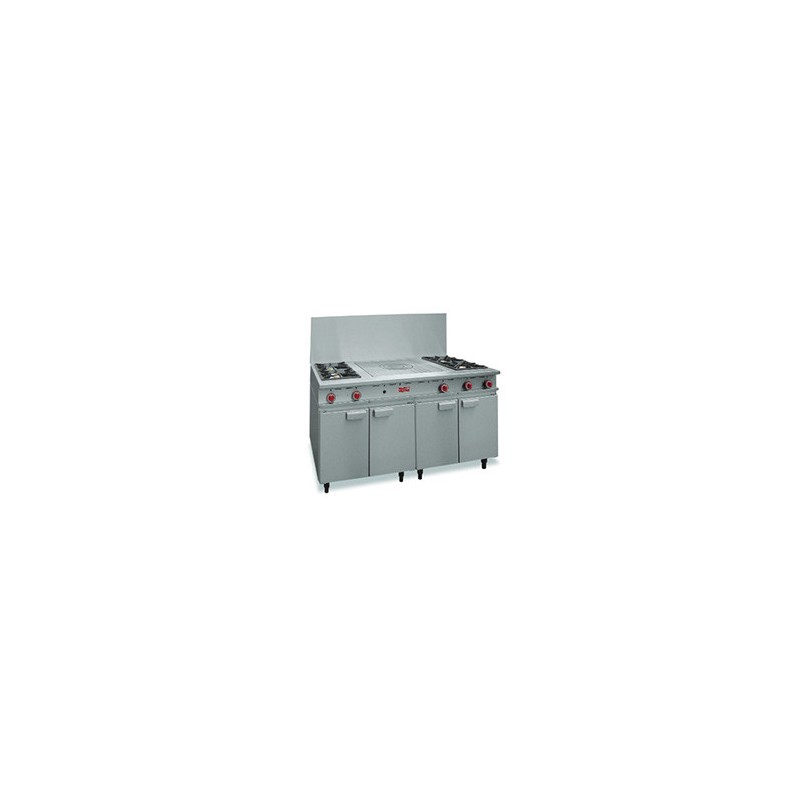 CUISEUR DELRUE - 4 FEUX + 1 GRAND COUP FEU SUR ARMOIRE CUISEUR DELRUE - 4 FEUX + 1 GRAND COUP FEU SUR ARMOIRE