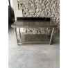 TABLE INOX 140 x 70 cm