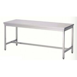 TABLE INOX 200 x 70 x 85 cm
