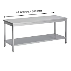 Table inox AISI 304 soudée...