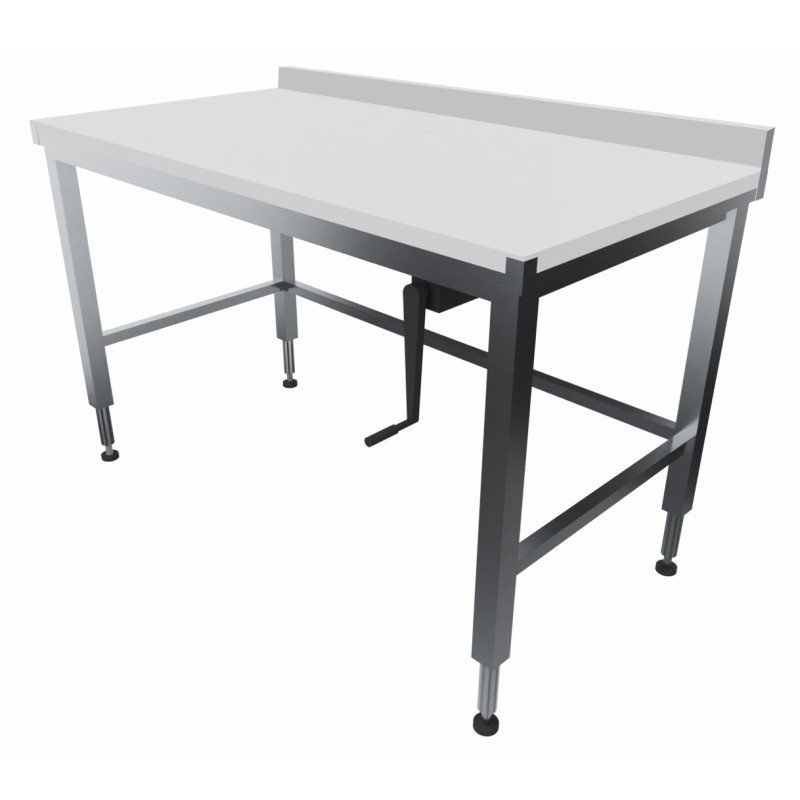 TABLE DE DECOUPE INOX 304 CENTRALE L 800 P 800 H 800