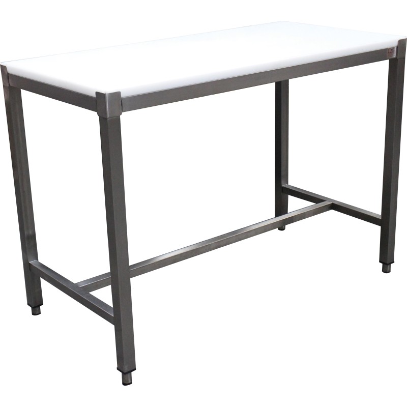 TABLE DE DECOUPE INOX 304 CENTRALE SOUDEE L 2 000 P 700 H 850