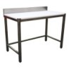 TABLE DE DECOUPE ADOSSEE INOX 304, L 2 000 P 700 H 850
