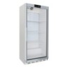 ARMOIRE REFRIGEREE BLANCHE PORTE VITREE -18/-24°C AVEC 7 CLAYETTES, FERMETURE A CLE
