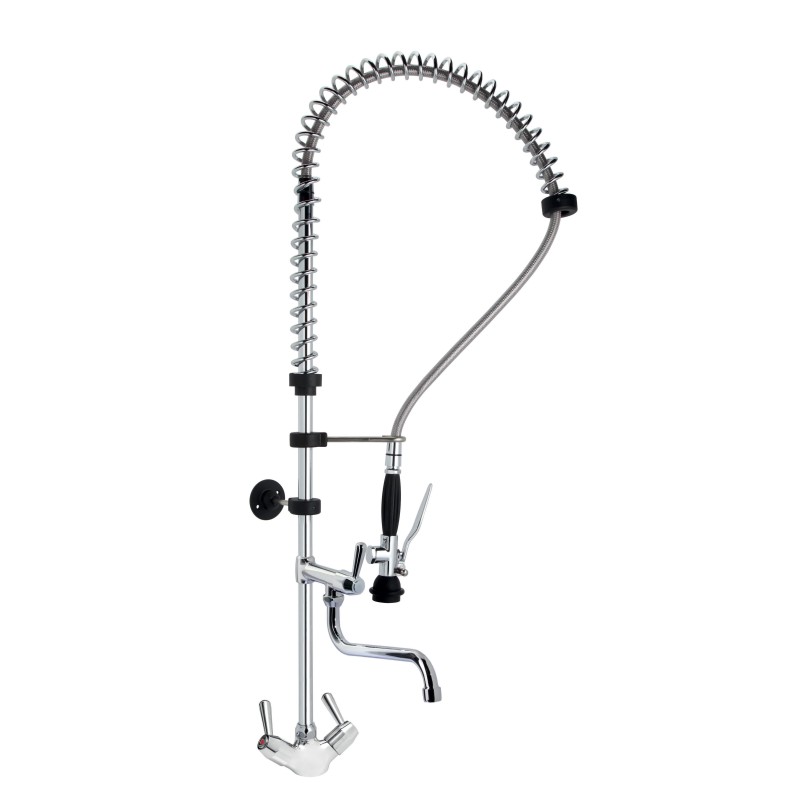 DOUCHETTE EC/EF SUR PLONGE, MONOTROU, 1/4 DE TOUR, HAUTEUR 58 CM, COL DE CYGNE 300MM