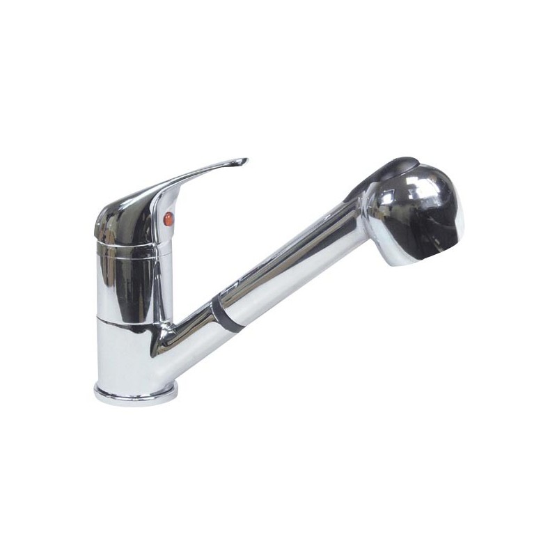DOUCHETTE EXTRACTIBLE, LEVIER COURT, FLEXIBLE 1300 MM