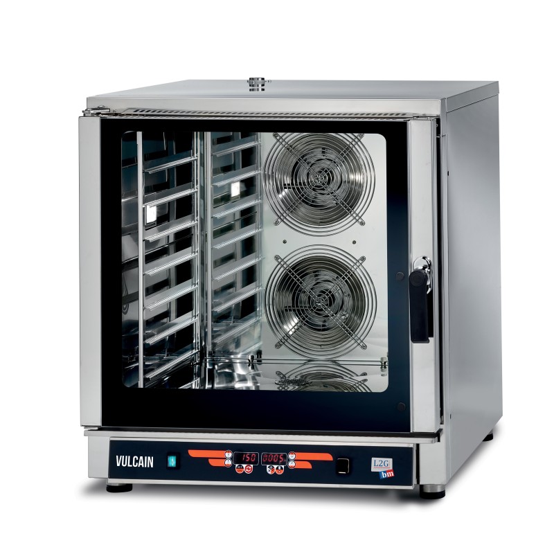 FOUR ELECTRIQUE A CONVECTION, 7 NIVEAUX, GN1/1, 600X400 MM, INJECTION D'EAU, PROGRAMMABLE