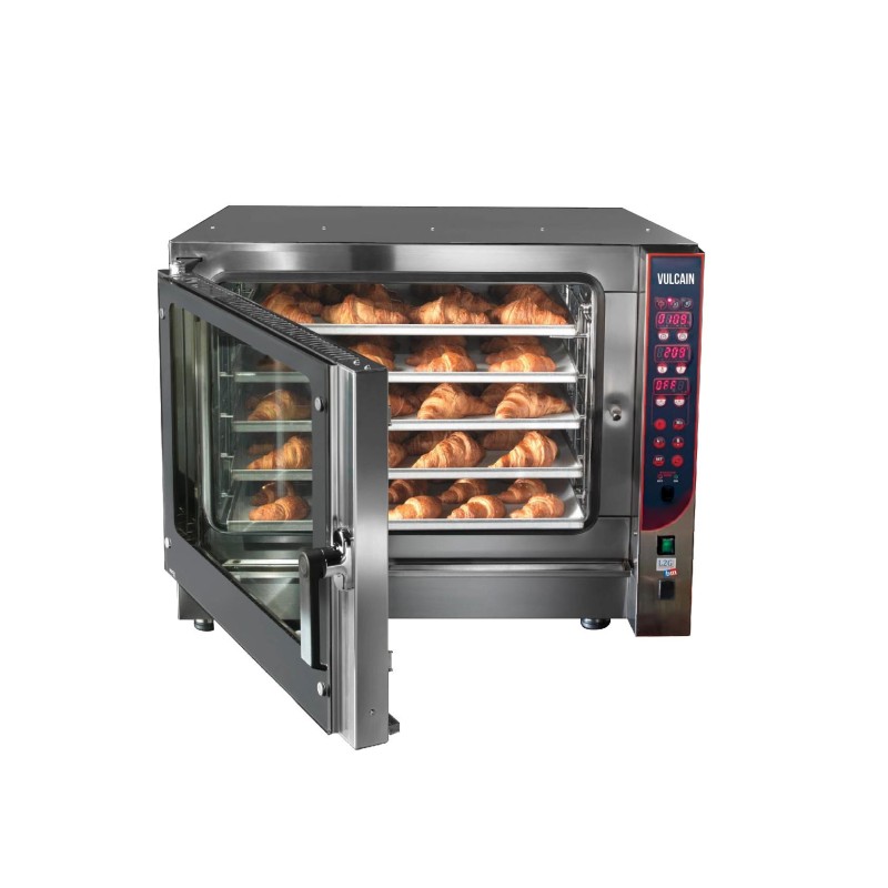 FOUR ELECTRIQUE MIXTE PROGRAMMABLE, 5 NIV, GN1/1, 600X400 MM, AUTONETTOYANT, INJECTION D'EAU