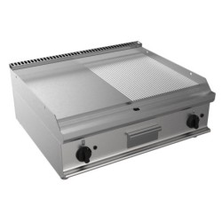 FRY-TOP GAZ 1/2 LISSE, 1/2...