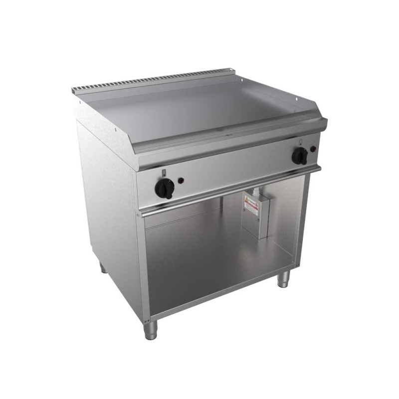 FRY-TOP GAZ LISSE SUR PLACARD OUVERT
