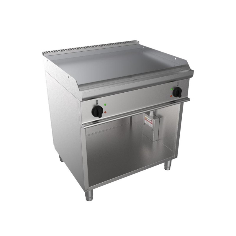 FRY-TOP ELECTRIQUE INOX 304 SUR MEUBLE OUVERT