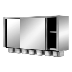 ARMOIRE SUSPENDUE INOX 304...