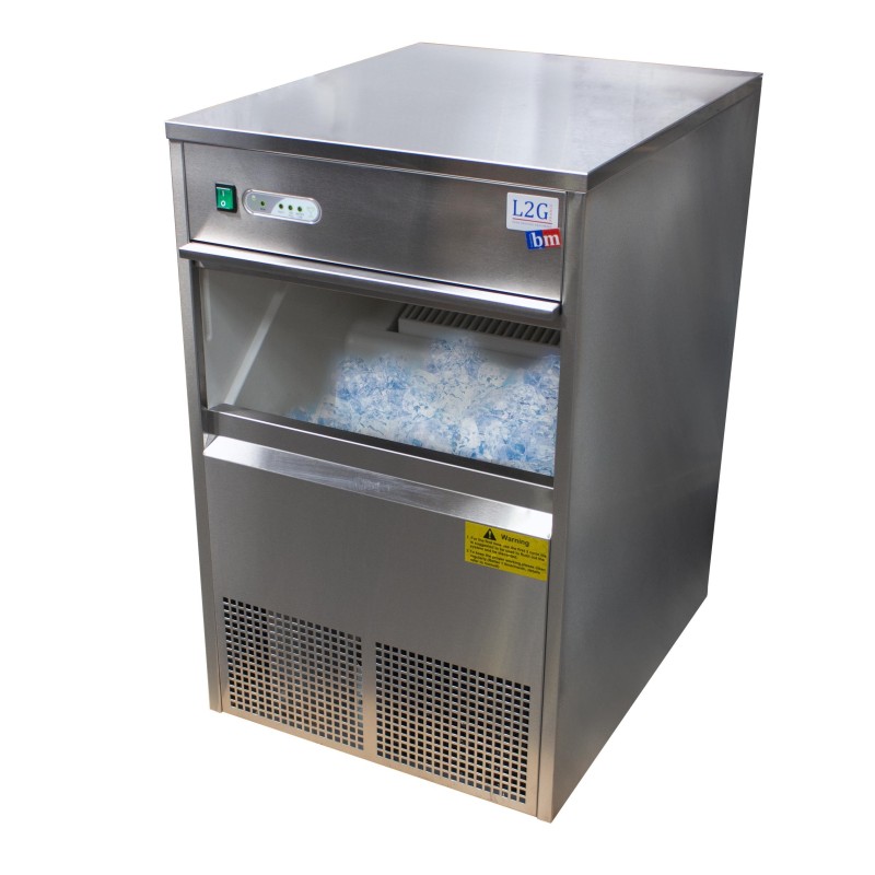 MACHINE A GLACONS CREUX, CAP. 50 KG/24H RESERVE DE 10 KG, GAZ R290A