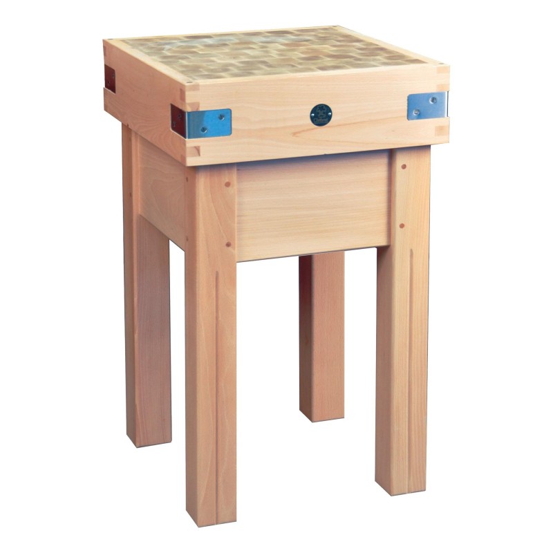 BILLOT BOIS MONTE SUR PIETEMENT AVEC TIROIR, DESSUS REVERSIBLE 1000X500X200MM L 1 000 P 500 H 900