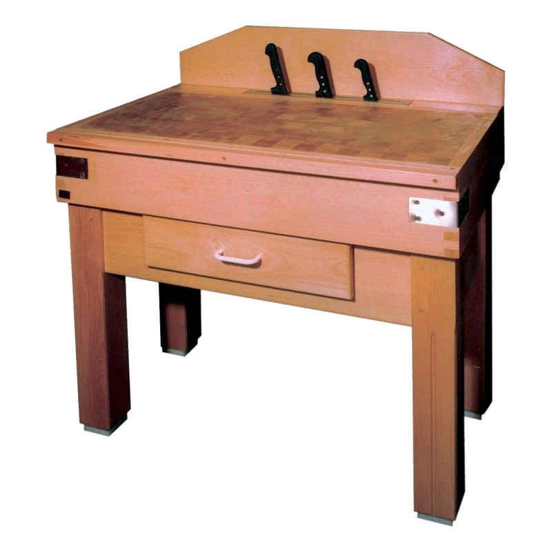BILLOT BOIS MONTE COMPLET SUR PIETEMENT, DESSUS NON REVERSIBLE 1200 X 600 X 200 MM L 1 200 P 700 H 900