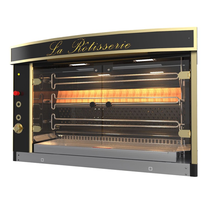 ROTISSOIRE DOREGRILL A GAZ MAGFLAM 3 - 18 / 21 VOLAILLES, 3 BROCHES