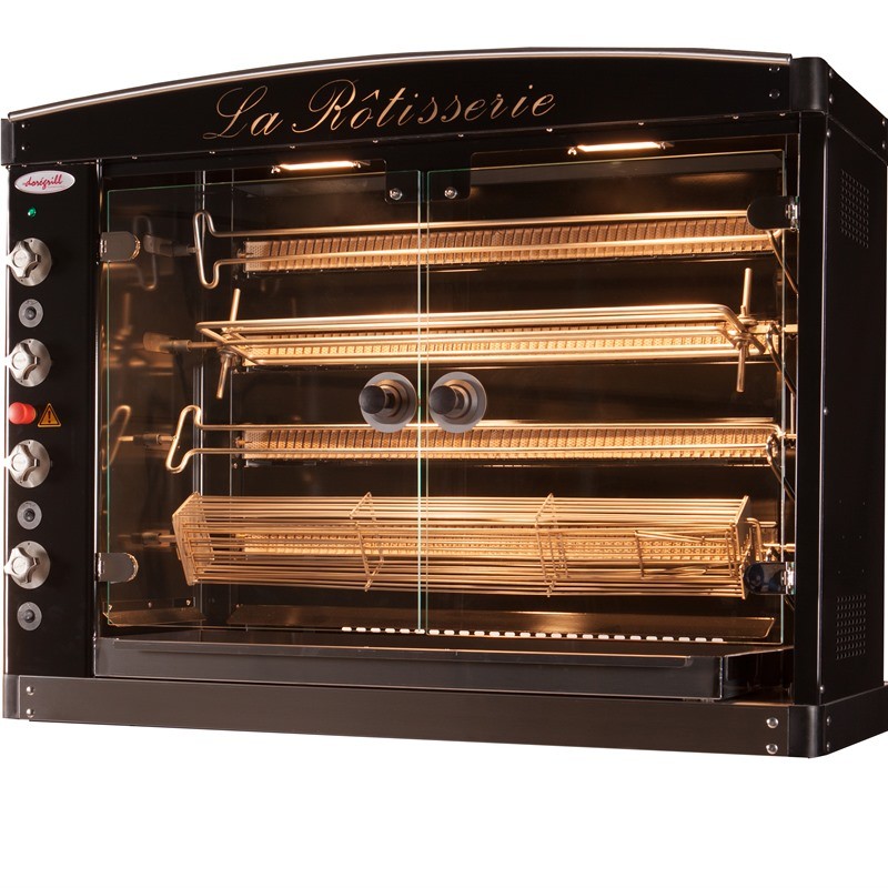 ROTISSOIRE DOREGRILL A GAZ MAG 4 - 24 / 28 VOLAILLES, 4 BROCHES