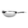 WOK ACIER INOX POUR PLAQUE INDUCTION