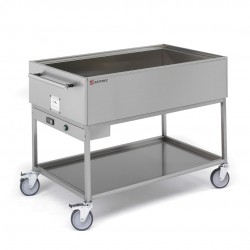 Bain-marie sur chariot professionnel