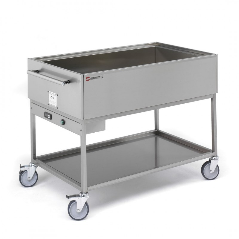 Bain-marie sur chariot professionnel Bain-marie sur chariot professionnel