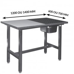 TABLES DESSOUVIDAGE CÔTE-À-CÔTE CENTRALES